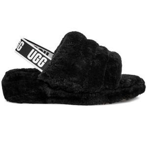 Black "Fluff Yeah" Slide Slipper by UGG